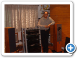 2 speakers + rack