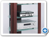 WOOD + GLASS STAND - AUDIO